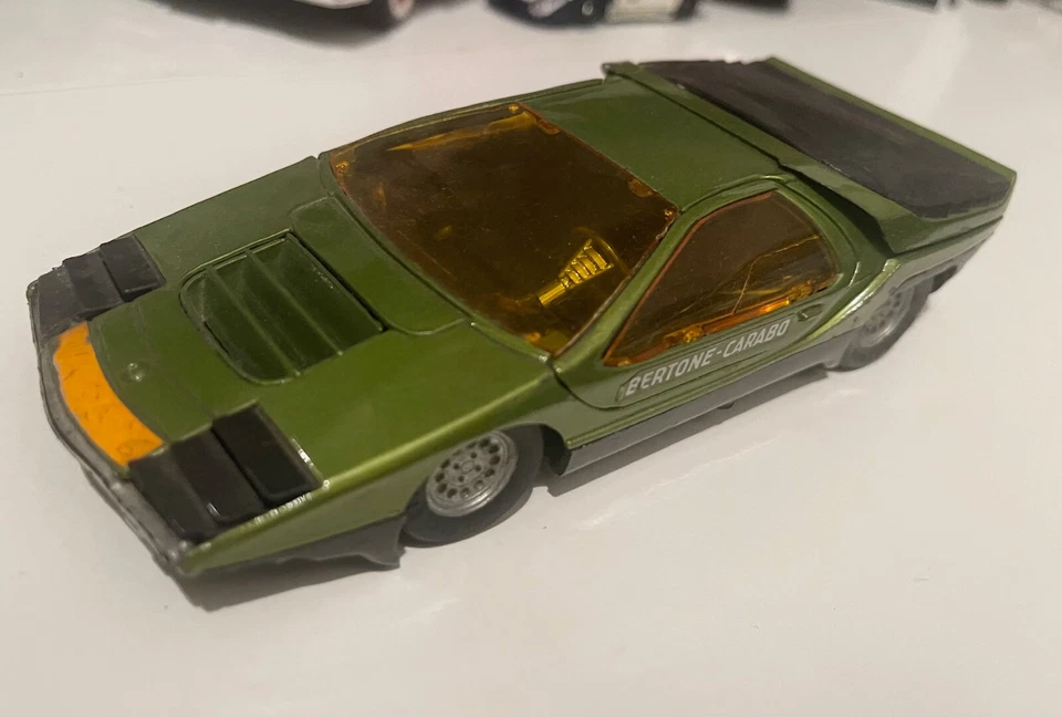 POLITOYS-S N.592 1:25 Alfa Romeo 33 Bertone Carabo concept 1968 verde, M.Gandini - Immagine 2 di 4
