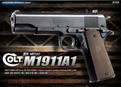 Academy Korea M1911A1 Full Size Airsoft-Pistol BBGun BB Replica