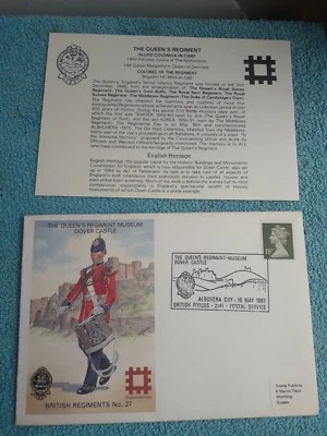 Enveloppe Premier Jour FDC The Queens regiment museum Dover castle N° 27 1987 - Photo 1/4