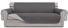 Easy-Going Reversible Oversized Couch Cover for 3 Cushion Sofa XL Gray/Light