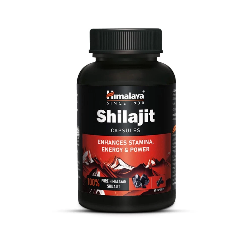 Himalaya Shilajit 60 Caps améliore l'énergie de l'endurance et la puissance d...