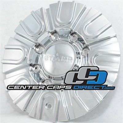 ??STXRR 112S200 STARR WHEELS RIMS CENTER CAP w/1 SCREW CHROME 