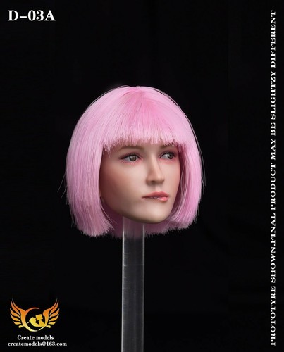 Createmodels 1:6 D-03A Girl Head Sculpt For 12" Female PH TBL Figure Body Dolls - Picture 6 of 6