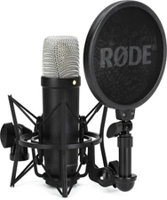 Rode NT1 5th Generation Studio Hybrid Cardioid Condenser Microphone - Black