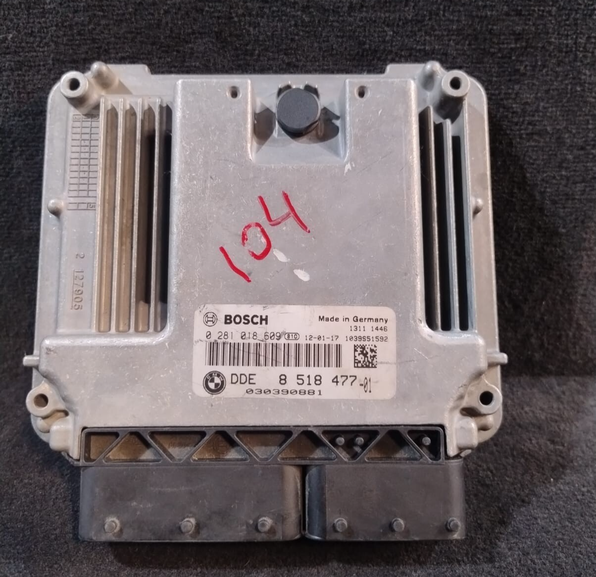 BMW F10 F11 F20 F25 F30 ECU ENGINE CONTROL  UNIT  N47N DIESEL DDE MODULE 8518477