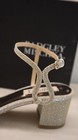 Badgley Mischka MP6306 Women's Sz 6 Platino Tanessa Ankle Strap Sandals $235