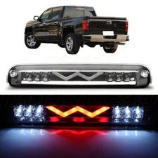 For 1999-2006 GMC Sierra 1500/ 2500/ 3500 Chrome LED Tail 3rd Brake Cargo Light