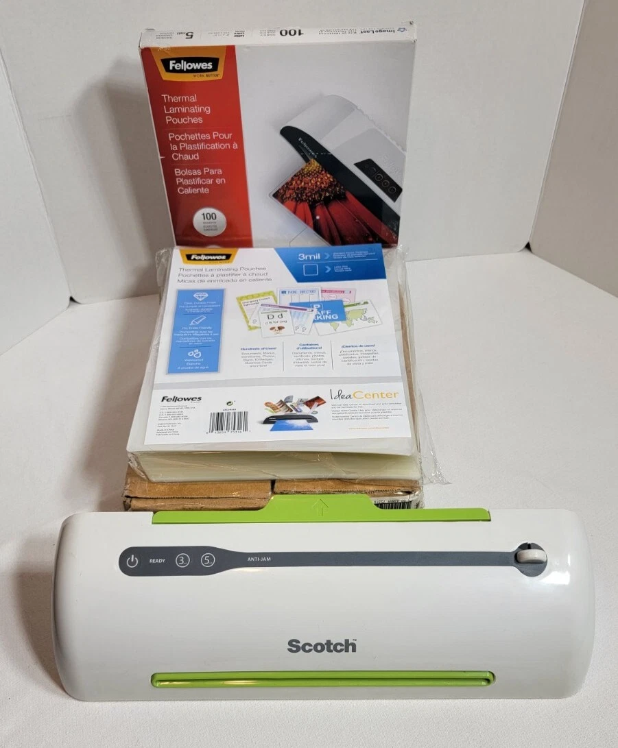 3m Scotch Pro Laminator with 3ml and 5ml Pouches | eBay