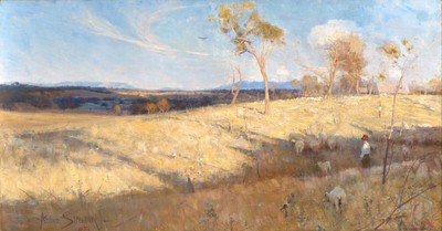 Arthur_Streeton_-_Golden_Summer,_Eaglemont_-_Google_Art_Projekt Poster Leinwand Mo