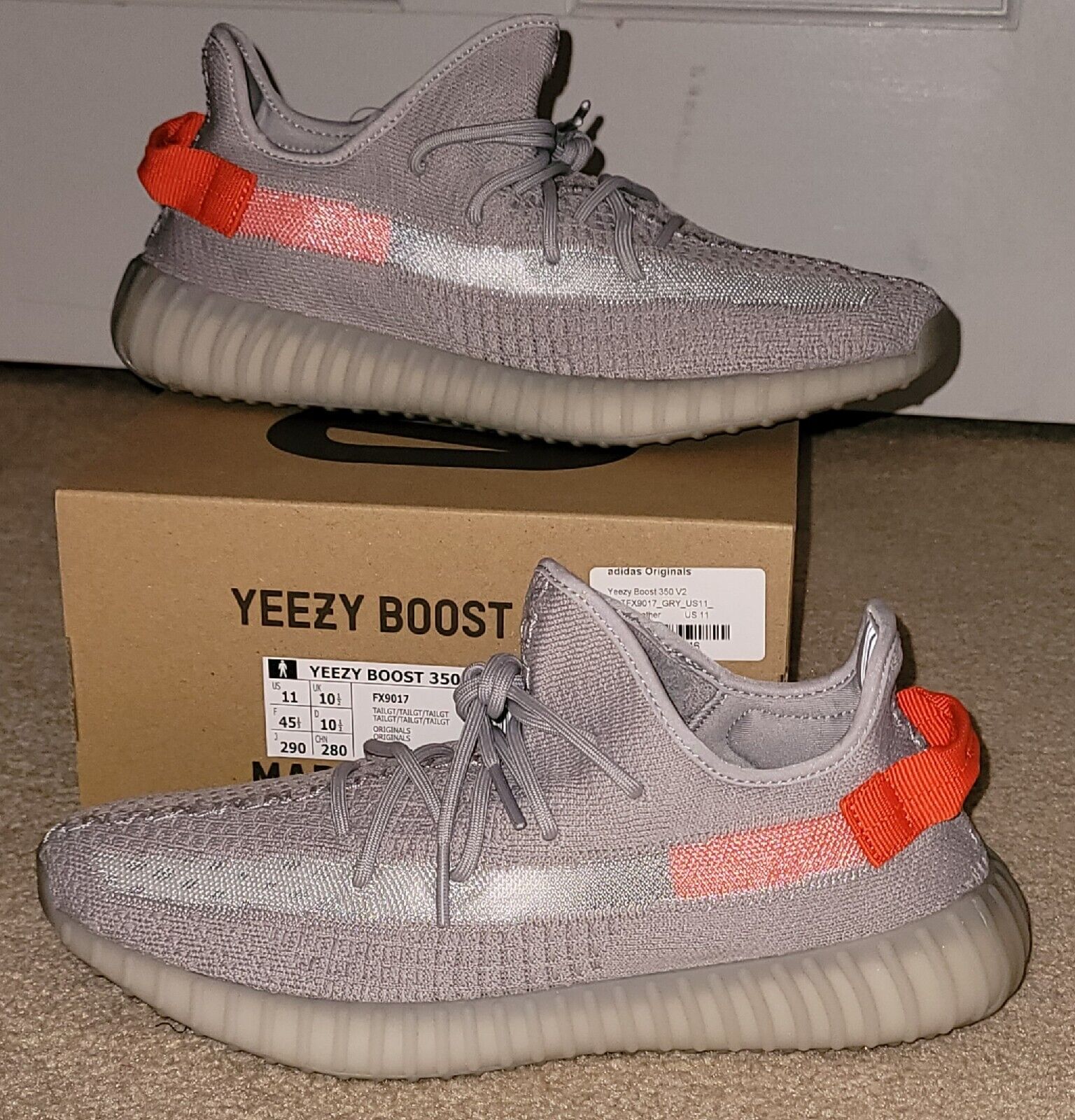 Adidas Yeezy Boost V2 Light DS Men&#039;s 11 | eBay