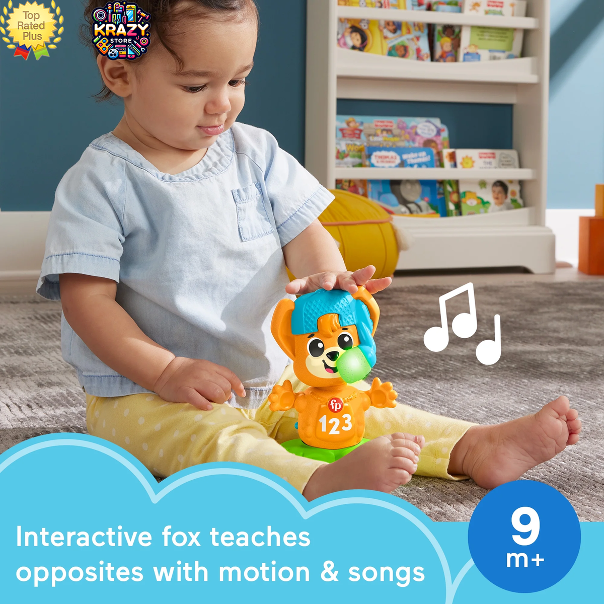 Fisher-Price Link Squad Opposites Fox Baby Learning Toy with Music & Lights | eBay Fisher-Price Link Squad Opposites Fox Baby Learning Toy with Music & Lights | eBay