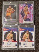 Talen Horton Tucker Rookie Set with 2 Autos