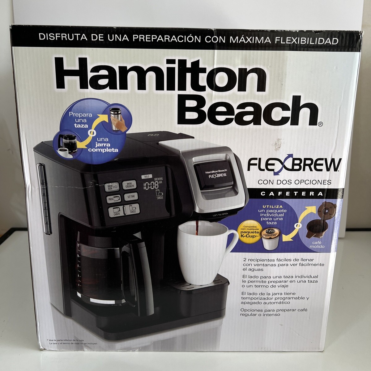 Buy Hamilton Beach FlexBrew 2-Way Coffee Maker Black online