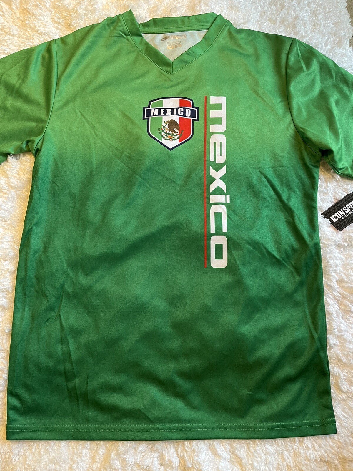 Mexico Soccer Jersey National Team Short Sleeve Men's Size M