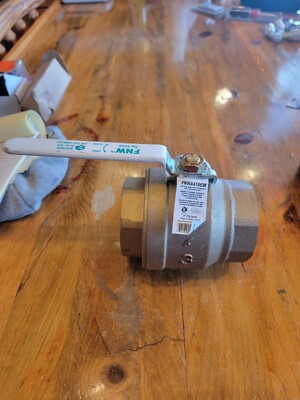 3'' FNPT Ball Valve FNW X410CM LOW LEAD 600# 2-PIECE THREADED FULL PORT 
