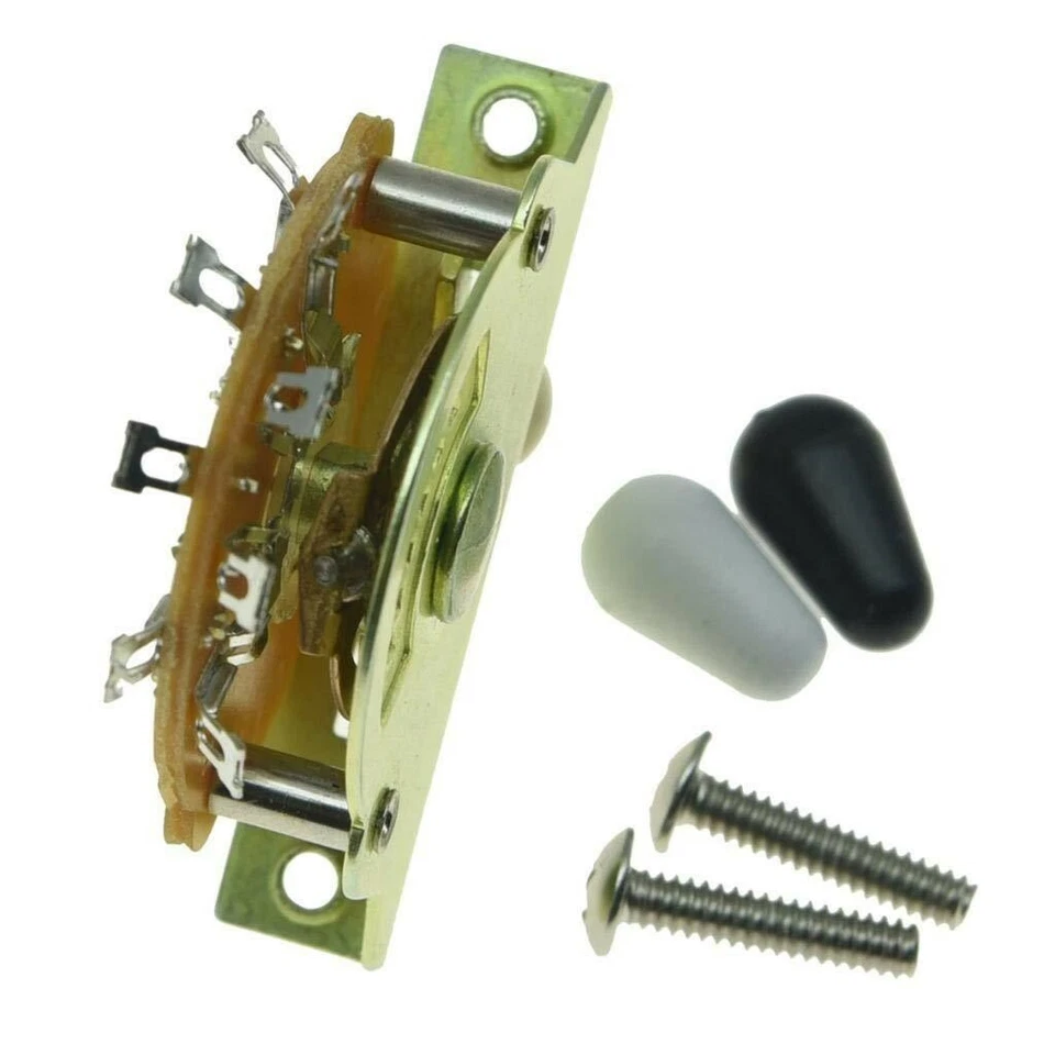 *NUEVO INTERRUPTOR SELECTOR DE POSICIÓN DE 5 vías para Fender Stratocaster Strat estilo CRL Foto 3 de 3