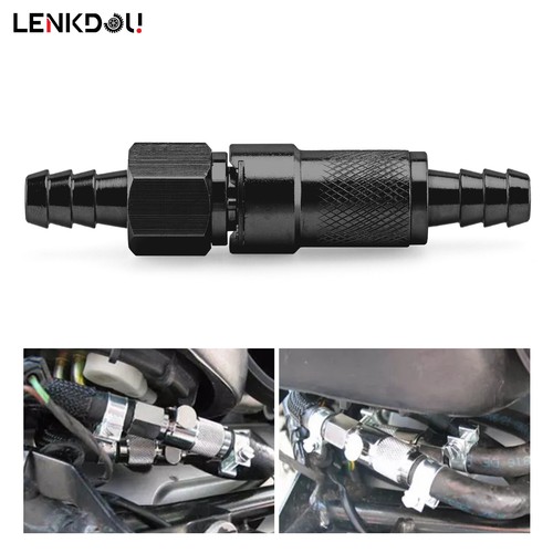3/8" Gas Tank Fuel Line Hose Quick Release Connect Disconnect Kit For Harley - Bild 6 von 13