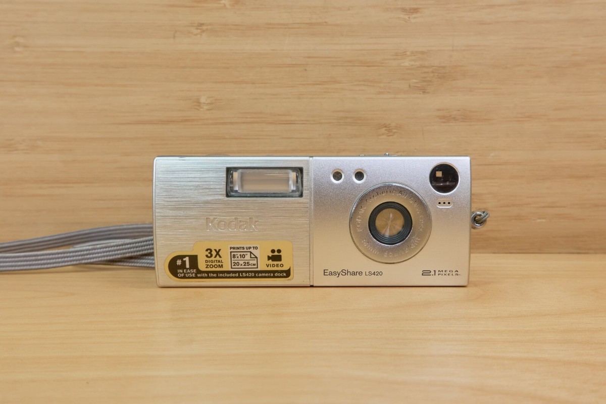 Vintage Kodak Easyshare LS420 2.1 MP Digital Camera, Silver, with