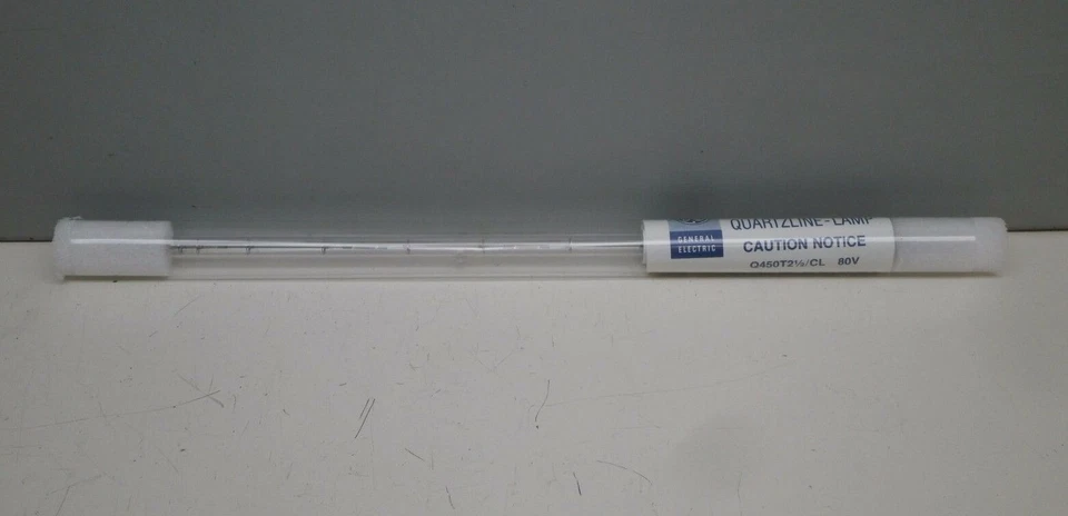 (6) GE Q450T2-1/2/CL Lamp 450W 80V Reprographic 3050K Bulb 80-Volt 12" - Image 2 of 4