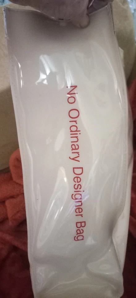 Bolso Ted Baker Vintage Rosa, Perro con Lazo Rojo en la Parte delantera y trasera Foto 4 de 4