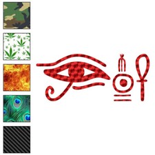 Egyption Horus Ankh, Vinyl Decal Sticker, 40 Patterns 3 Sizes, 7020