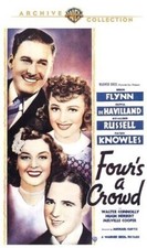 DVD Four's a Crowd (1938) NEW Errol Flynn, Ilivia De Havilland