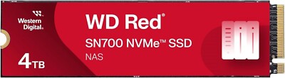 Western Digital Red SN700 4TB M.2 NVMe Internes SSD NAS Gehäuse (WDS400T1R0C)