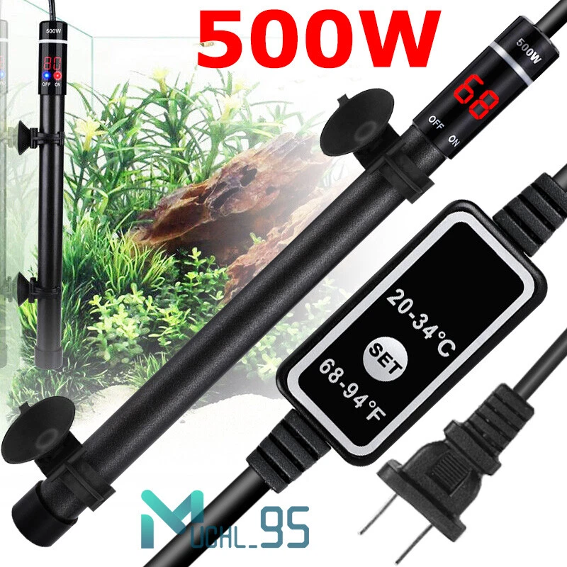 Calentador Digital Acuario 500W Termostato Sumergible Pecera Anti Explosión NUEVO Foto 2 de 4