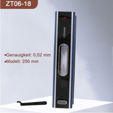Maschinenwasserwaage Rahmen Wasserwaage Richtwaage Länge 20cm 0,02 mm/m Präzisi