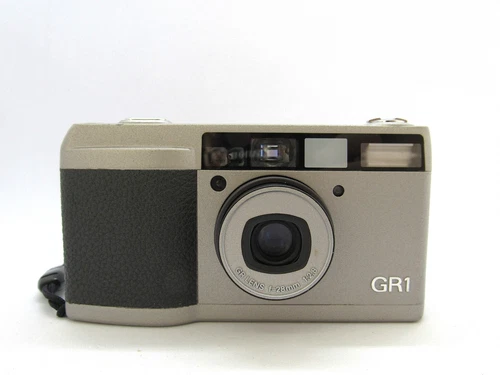 [Excellent+5] Ricoh GR1 Silver Point & Shoot 35mm Film Camera From JAPAN