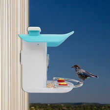 Solar Bird Feeder with Waterproof 1080p HD Camera Night Vision AI Recognition