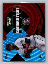 2022 Topps Update Royce Lewis Generation Now Blue