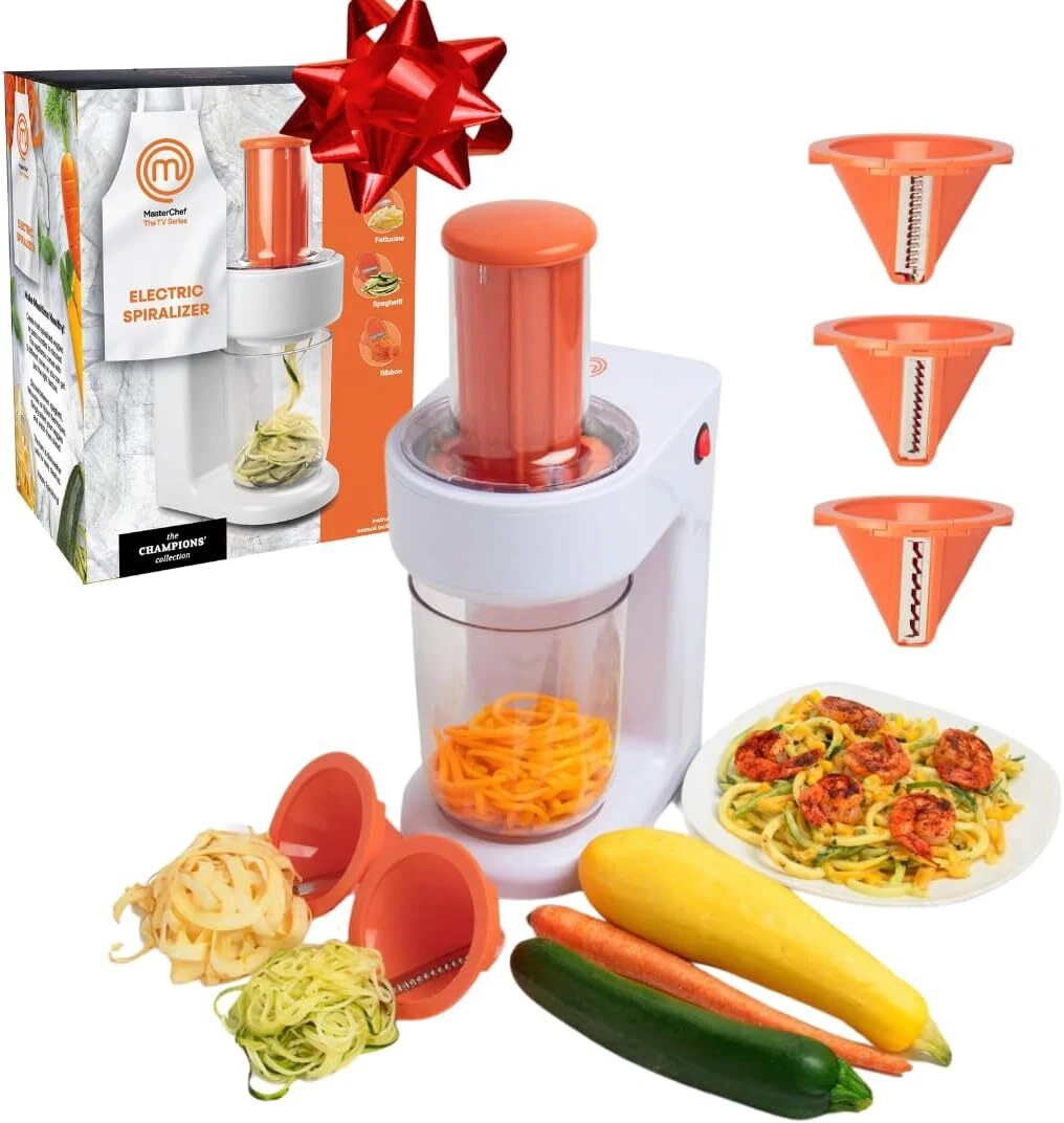 Electric Spiralizer 3 in 1 Vegetable Noodle Pasta Zoodle Maker Low