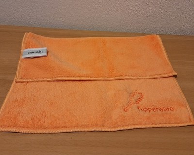 Tupperware FaserPro Staubtuch Putztuch Mikrofaser Tuch T46 orange