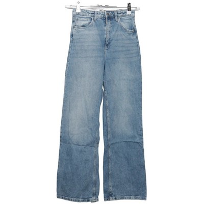 H&M, Jeans, Größe: 158, Blau, Baumwolle/Elasthan, Einfarbig, Denim, Mädchen #EQl