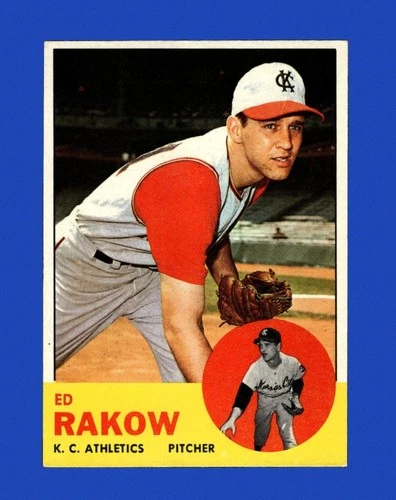 1963 Topps Set-Break # 82 Ed Rakow EX-EXMINT *GMCARDS*