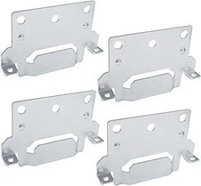 4 Pack 116791 Mounting Plates for Bed Frames with Easy Installation Design