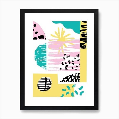 Sonnenstrände Kunstdruck gerahmt Wandbild Poster Leinwanddruck Bild