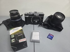 Olympus PEN E-PL1 Black 12.3MP Digital camera With 2 Set Of Lens