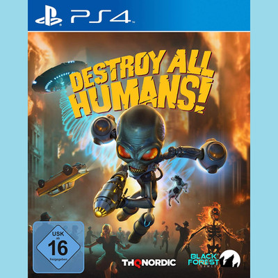 Destroy All Humans! PS4 (Sony PlayStation 4) Alien Invasion   NEU+OVP Top Game