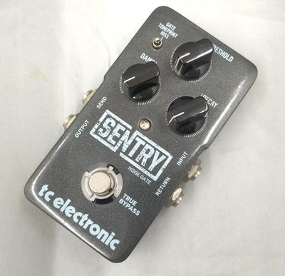 TC Electronic Sentry Gate Noise Gate Guitar Effects Pedal Used