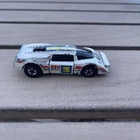 Vintage - 1984 Hot Wheels Mattel #3 Crash Car W/ Rotating Crash Door - White