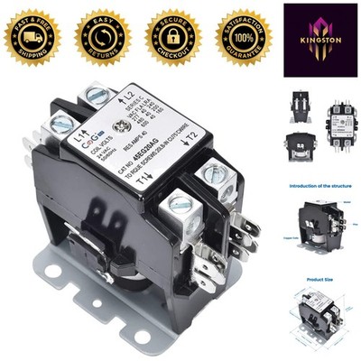 40A 24V Air Conditioner Contactor - Universal Compatibility & Durability