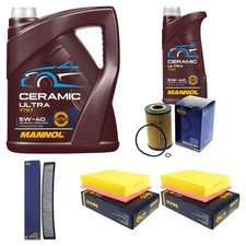 Pakiet inspekcyjny SCT 6L MANNOL ceramiczny 5W-40 pasuje do BMW serii 3 318i 316i