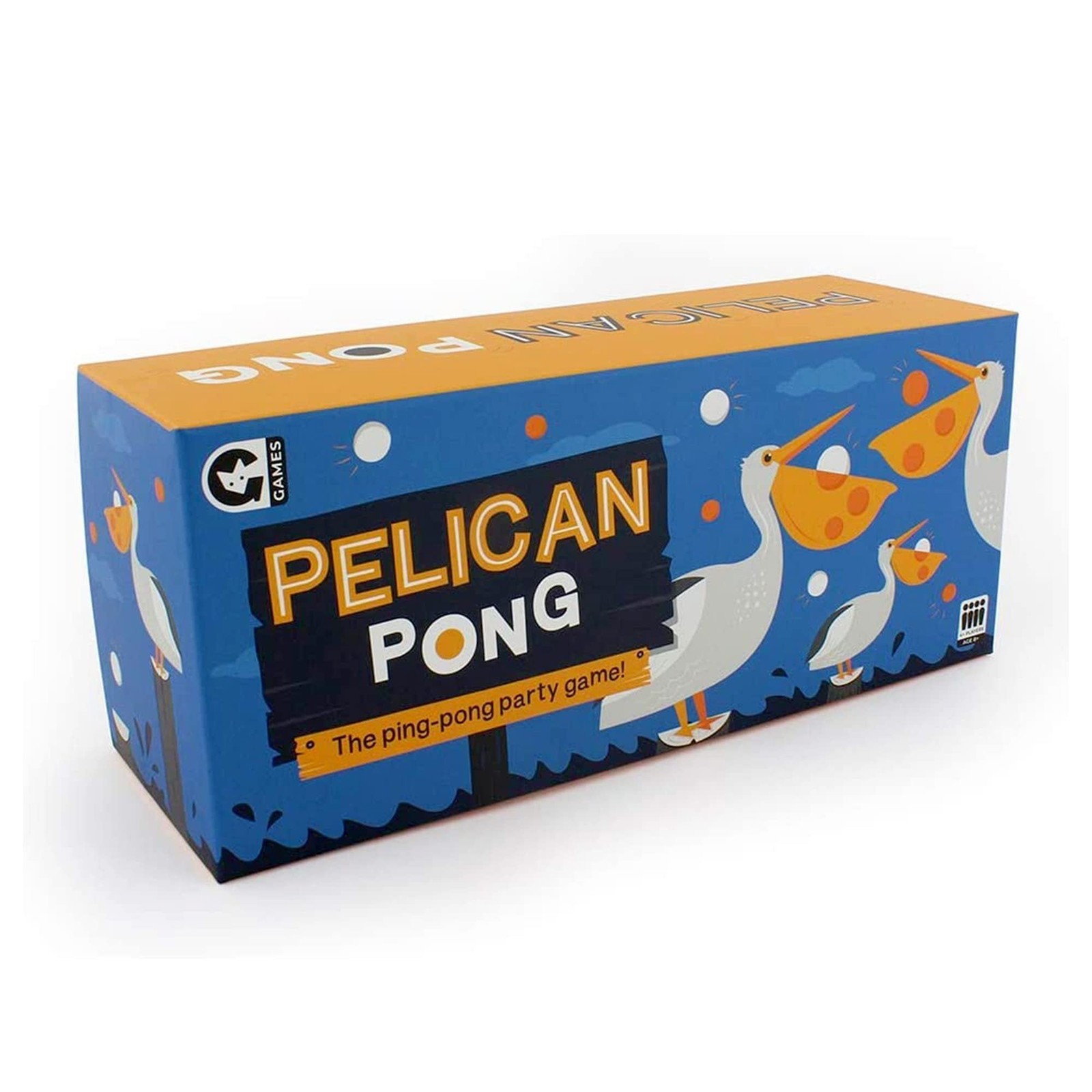 Ginger Fox Pelican Pong Fast-Paced Indoor Ball Catching Game