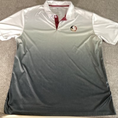 Florida State Seminoles Shirt Mens 2XL NCAA Football Gradient Polo Golf