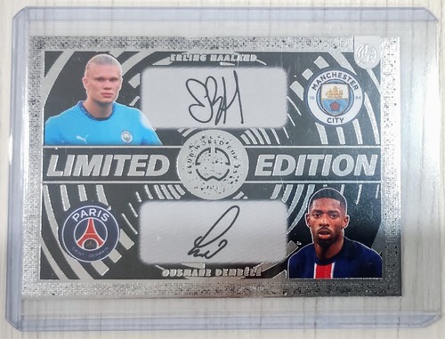 3025 FIFA CLUB WORLD CUP FE Card HAALAND DEMBELE Printed Auto Silver 🇸🇯🇨🇵🔘