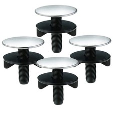 4 Pack Stainless Steel Sink Hole Cover Stopper Faucet Blanking Metal Plug for 0.