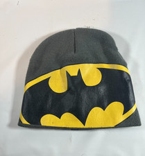 BATMAN Knit Beanie Hat DC Comics Bat Signal YOUTH sz 4-16 concept one Q2/11