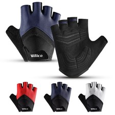 Unisex Cycling Sports Half Finger Gloves Anti-slip MTB Bike Gloves for Men Women
